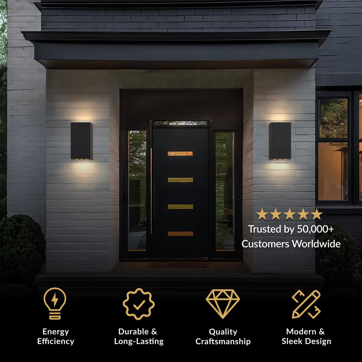 Harlow Waterproof LED Wall Light