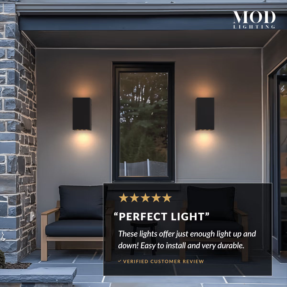 Harlow Waterproof LED Wall Light