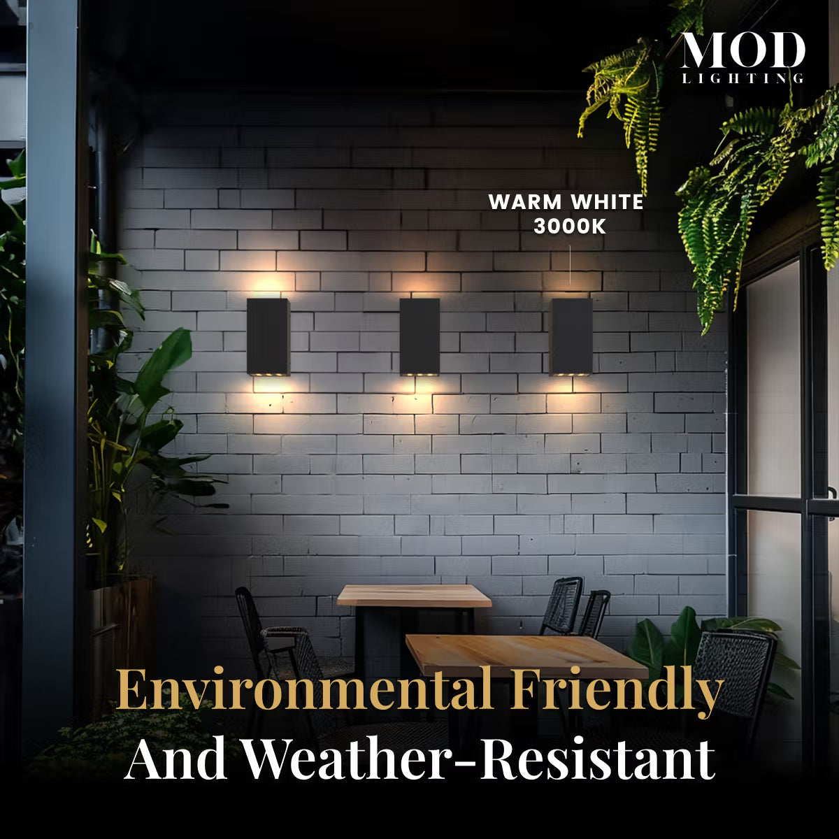 Harlow Waterproof LED Wall Light