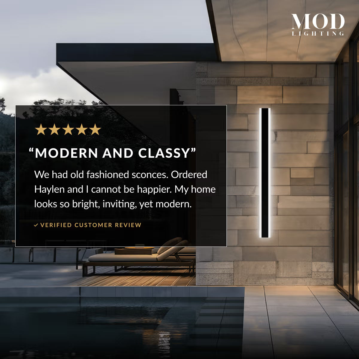 Haylen Waterproof LED Wall Light