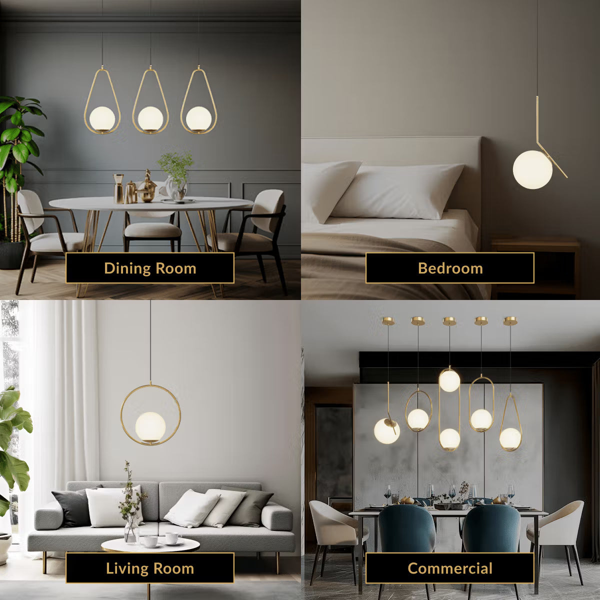 Jewels & Pearls Nordic Pendant Light