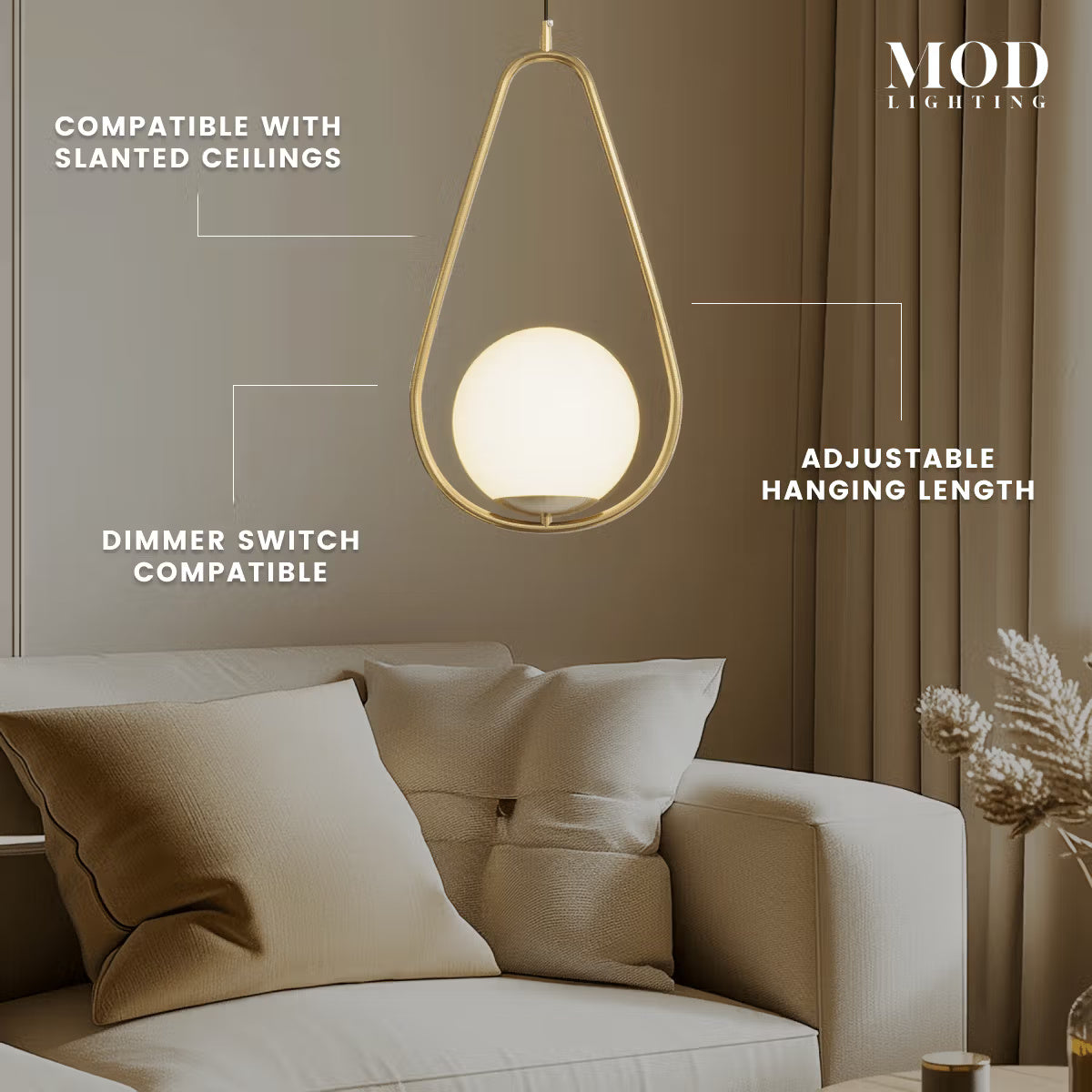 Jewels & Pearls Nordic Pendant Light