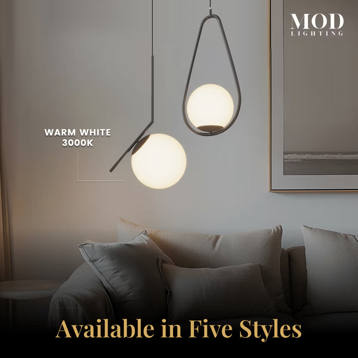Jewels & Pearls Nordic Pendant Light