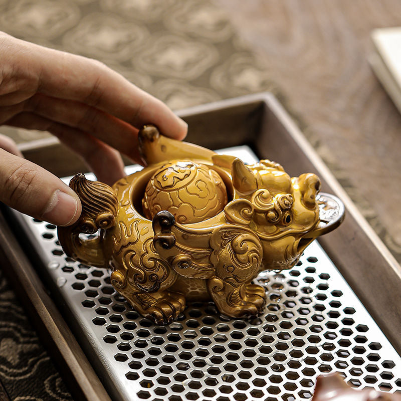 Color-Changing Pixiu Tea Pet