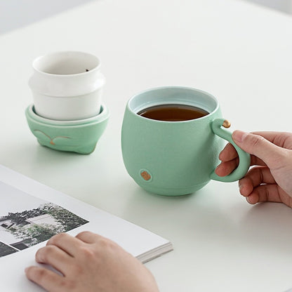 Cat Cup Nested Infuser Mug
